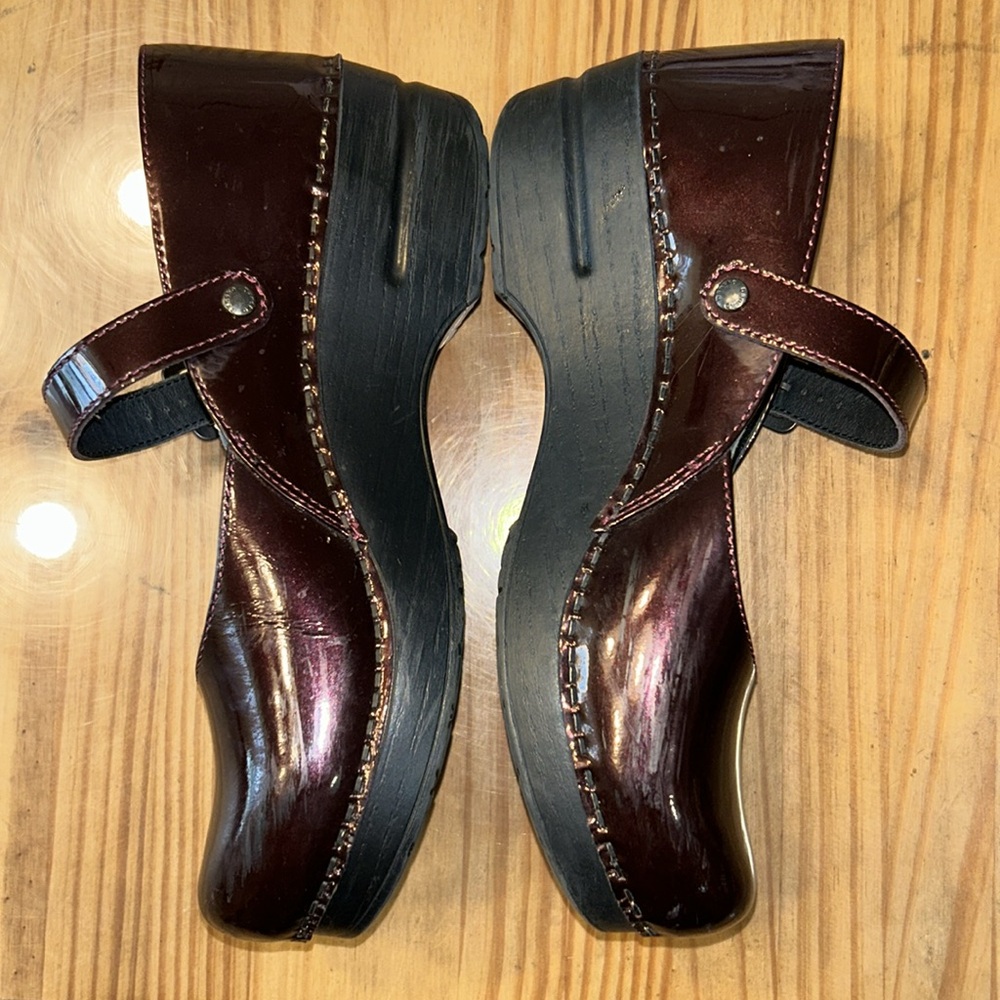 Dansko Patent Leather Mary Jane Clogs